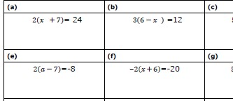 Expanding single brackets and two sets of single brackets.